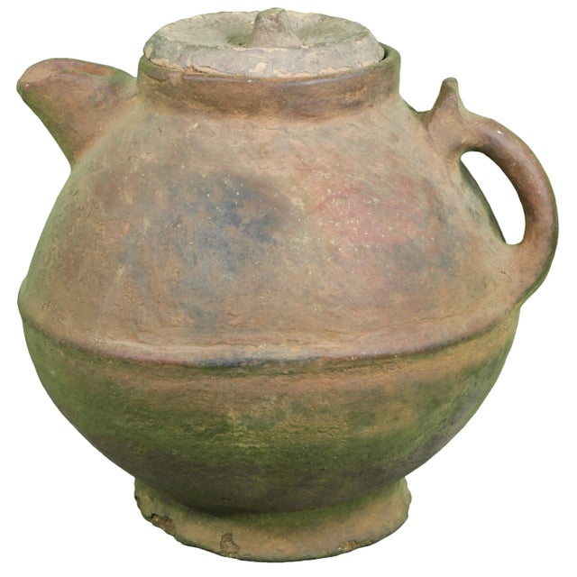 Tribal Berber Water Vessel W/ Lid For Sale - Image 3 of 3
