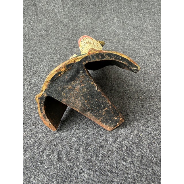 Vintage Cast Iron Terrier Puppy Dog Doorstop For Sale - Image 11 of 15