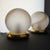 Sculptural Table Lamps with Glass Globes, Set of 2 For Sale - Image 6 of 17