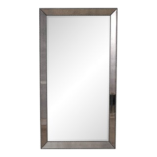 Large Venetian Rectangular Floor Standing Dressing Mirror For Sale