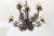 Metal Heavy Wrought Iron 9 Arm Chandelier For Sale - Image 7 of 11