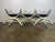 Silvered Carved Wood Curule-Form Bench, Europe, Early 20th Century For Sale - Image 15 of 18