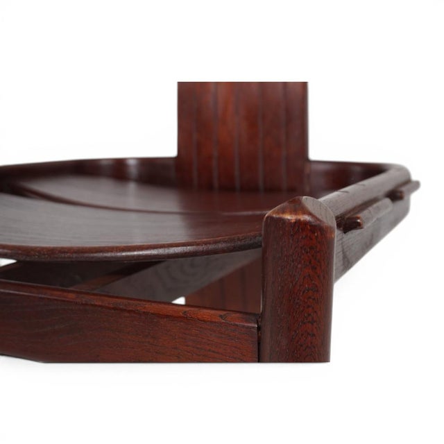 Brutalist Chair in Oak from Allmilmö, 1980s For Sale - Image 15 of 18