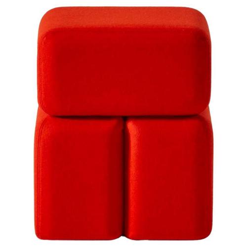 Black Soft Corners Poufs by Linde Freya Tangelder for Cassina For Sale - Image 8 of 8