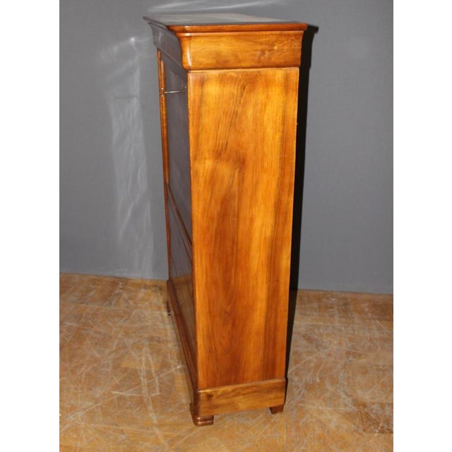 Louis Philippe Secretary in Walnut, 19th Century For Sale - Image 10 of 15