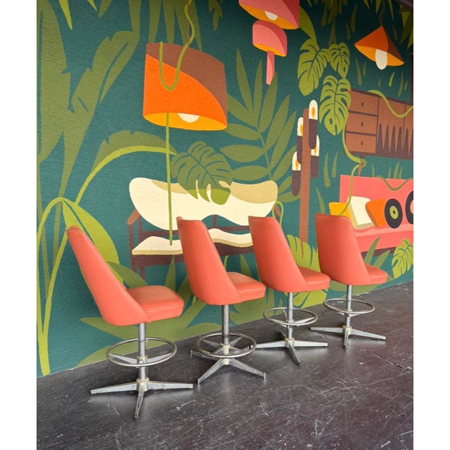 Mid Century Space Age Chromcraft Bar For Sale - Image 9 of 16