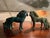 Horses in Glazed Ceramic from Guerrino Tramonti, Faenza, Italy, 1957, Set of 2 For Sale - Image 11 of 14