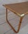 Wood Folding Bamboo and Wicker Table with Metal Corners, 1970s For Sale - Image 7 of 18