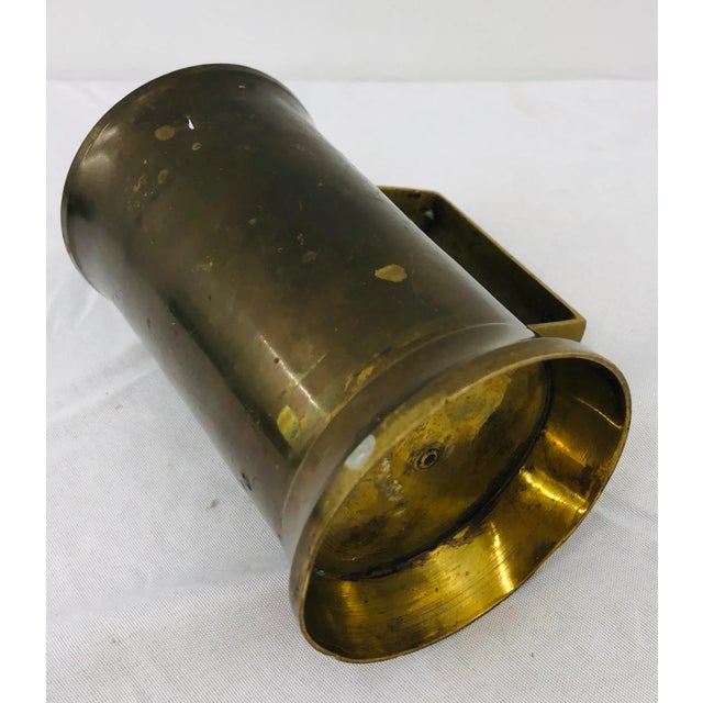 Antique Handmade Brass Cup For Sale - Image 4 of 8