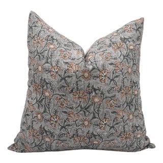 Handmade Decorative Cushion Cover Thick Linen 16x16 Inch Nayaab For Sale