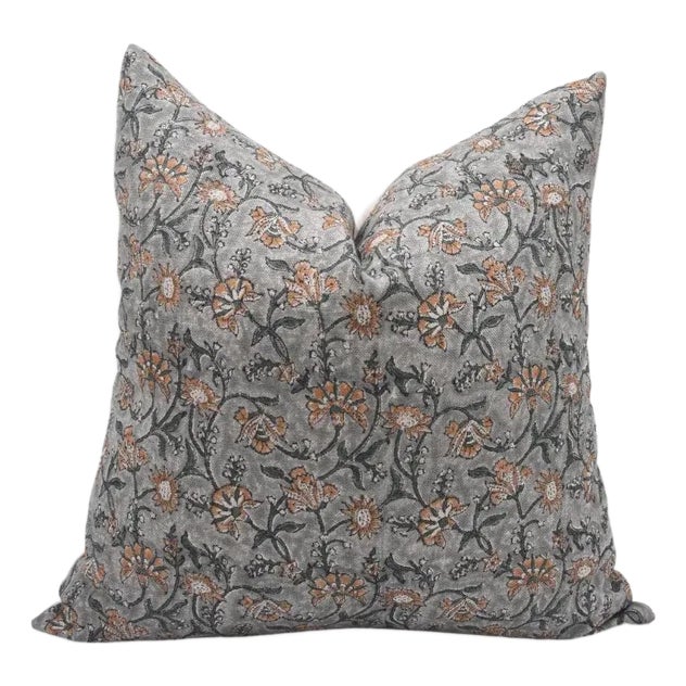 Handmade Decorative Cushion Cover Thick Linen 16x16 Inch Nayaab For Sale