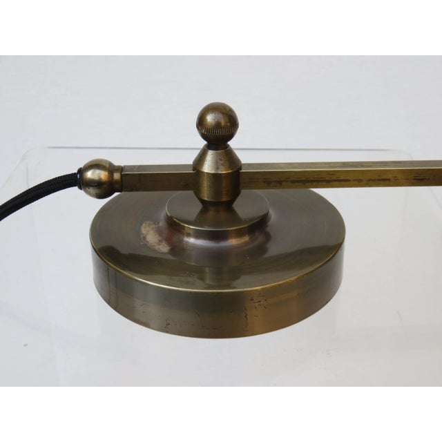Burnished Brass Art Deco Piano Lamp from Robert Pfäffle For Sale - Image 14 of 18