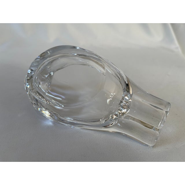 1960's French Glass Dove Ashtray For Sale - Image 10 of 10