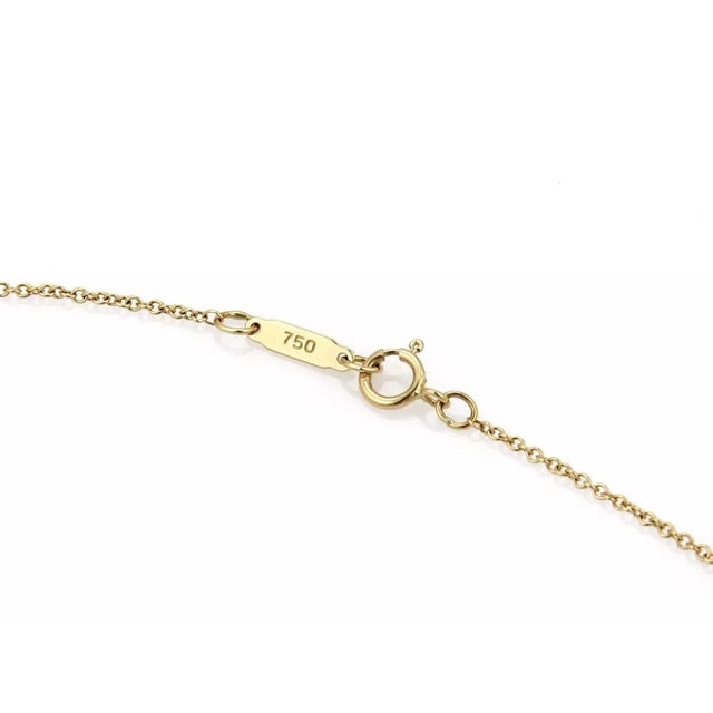 Tiffany and Co. Tiffany & Co. Dogwood 18k Yellow Gold Floral Pendant Necklace For Sale - Image 4 of 5