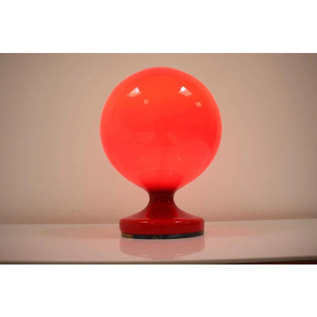 Mid-Century All-Glass Table Lamps by Valašské Mezirici, 1970s For Sale - Image 9 of 11