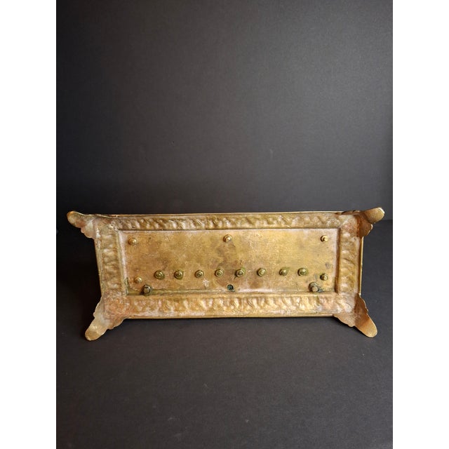 Antique European Brass Lion Menorah Rare 19th Century Hinged Oil Lamp Hanukkah Chanukiah Judaica For Sale - Image 18 of 18