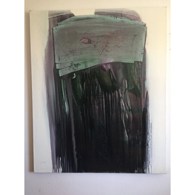 Abstract Modern Minimalist Painting For Sale - Image 4 of 4