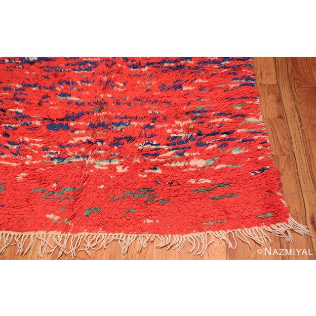 Moroccan Nazmiyal Collection Colorful Vintage Moroccan Berber Rug For Sale - Image 3 of 6