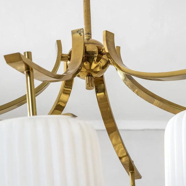 1950s Mod. 12758 Chandelier by Angelo Lelii for Arredoluce, 1950s For Sale - Image 5 of 8