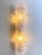 2020s Contemporary Hammered Transparent "Graniglia" Murano Glass Wall Sconces-Set of Two- For Sale - Image 5 of 5