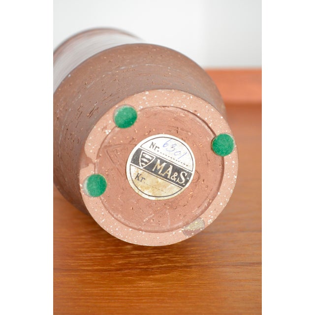 1960s Danish Vase by Michael Andersen & Son for Michael Andersen & Son, 1960s For Sale - Image 5 of 6