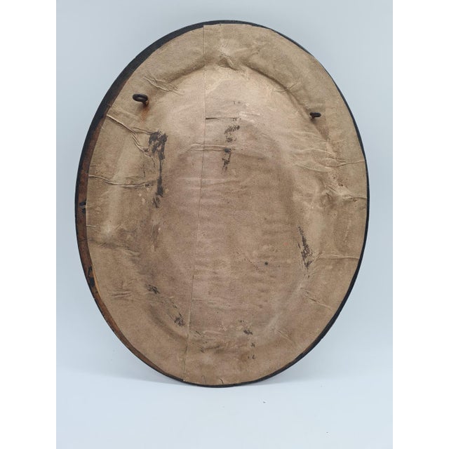 Antique Relief of the Sacred Heart of Jesus Under Domed Glass, 1890s For Sale - Image 12 of 15