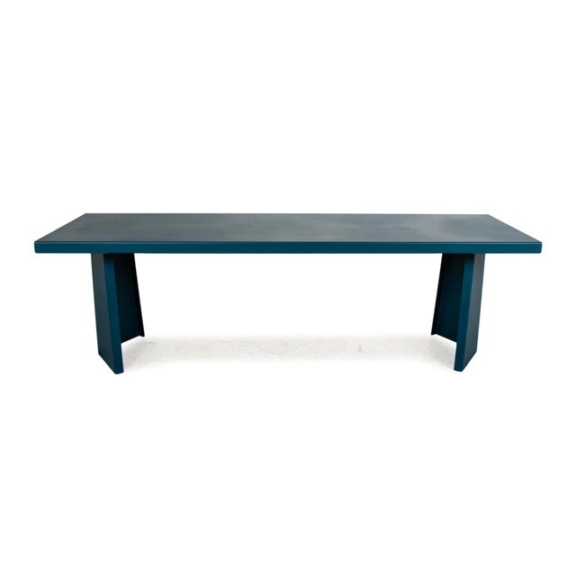 Classicon Palas Steel Dining Table in Blue For Sale - Image 9 of 11
