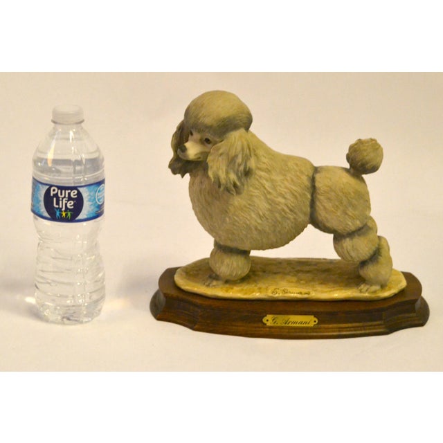 1980 Marked Giuseppe Armani Florence Poodle Animal Figurine Dog Sculpture Italy For Sale - Image 13 of 13
