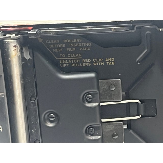Vintage 1960s Polaroid Automatic 104 Land Camera With Flash For Sale - Image 10 of 10