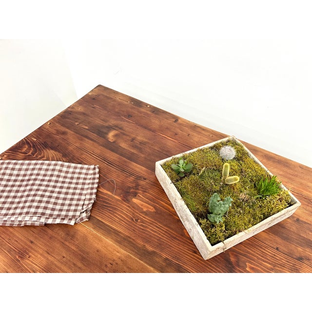 Large Pine Farm Table, 1950s For Sale - Image 10 of 18