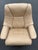 Contemporary Beige Leather Ekornes Stressless Recliner For Sale - Image 3 of 12