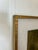 Pair of Vintage Original Oil on Board With New Linen Float Mat and Original Wood and Gold Leaf Frames For Sale - Image 9 of 18