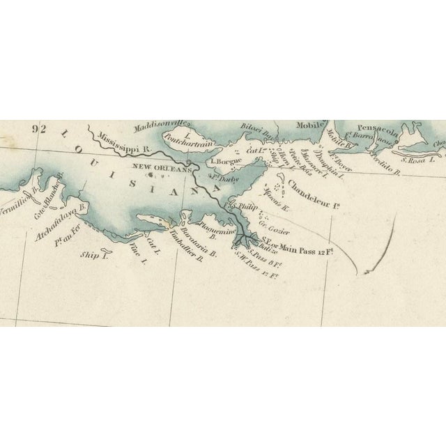 Antique Map of the West Indies by J. Arrowsmith, 1842 For Sale - Image 6 of 9