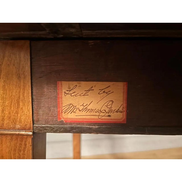 George III Satinwood and Marquetry Pembroke Table For Sale - Image 11 of 11