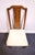 Brown Thomasville Tokaido Collection Burled Walnut Asian Modern Dining Side Chair 10821-813-814 For Sale - Image 8 of 12