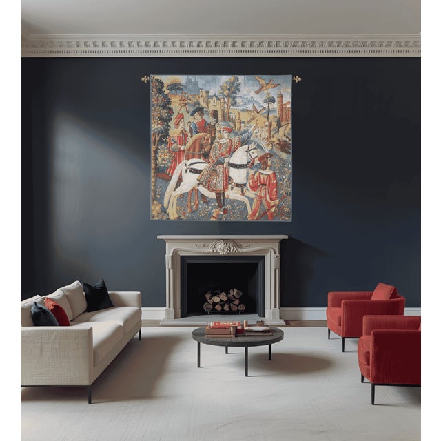 Originally woven in the Loire Valley in France, this early sixteenth century tapestry now hangs in the Cluny Museum in...