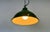 Industrial Green Enamel Factory Pendant Lamp from Maxlume, 1960s For Sale - Image 12 of 18