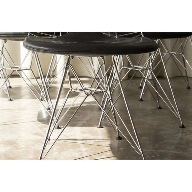 Bikini Wire Frame Chairs by Charles and Ray Eames for Vitra, 1980s, Set of 6 For Sale - Image 6 of 15