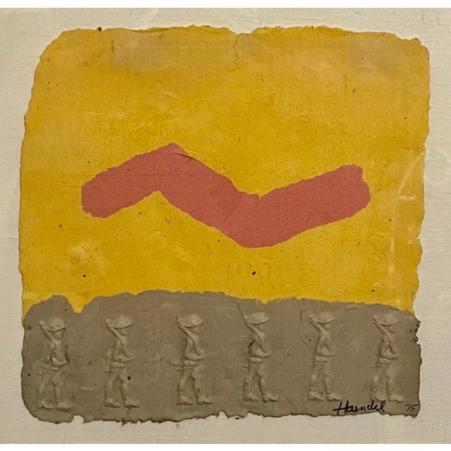 William Haendel, Bill Haendel Americana Toy Soldiers Cast Paper Relief Modern Pop Art Sculpture, c.1975 For Sale - Image 9 of 10