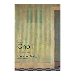 1987 Domenico Gnoli Maison Vide - Fondation Maeght Poster For Sale