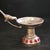 This is unique decorative candlestick features a sculpted bird perched on the curved rim of the wide candle basin, with a...