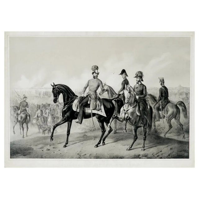 F. Adam after A. Adam, The Battle of Custoza, 1850, Paper For Sale - Image 4 of 11