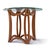 Adrian Pearsall Mid-Century Modern Sculptural Bentwood Pearsall Style Glass Top Pedestal Side Tables For Sale - Image 4 of 11