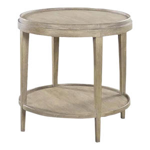 Small Classic Round End Table - Greyed