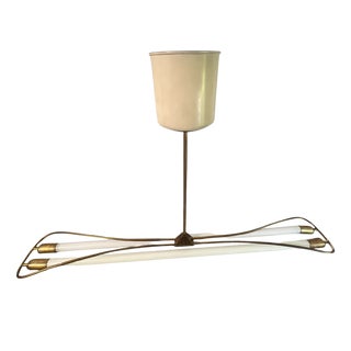 Art Deco Industrial Brass Hanging Light by Kaiser & Co, 1930s For Sale