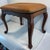 French Vintage French Bench With Leather Cushion For Sale - Image 3 of 12