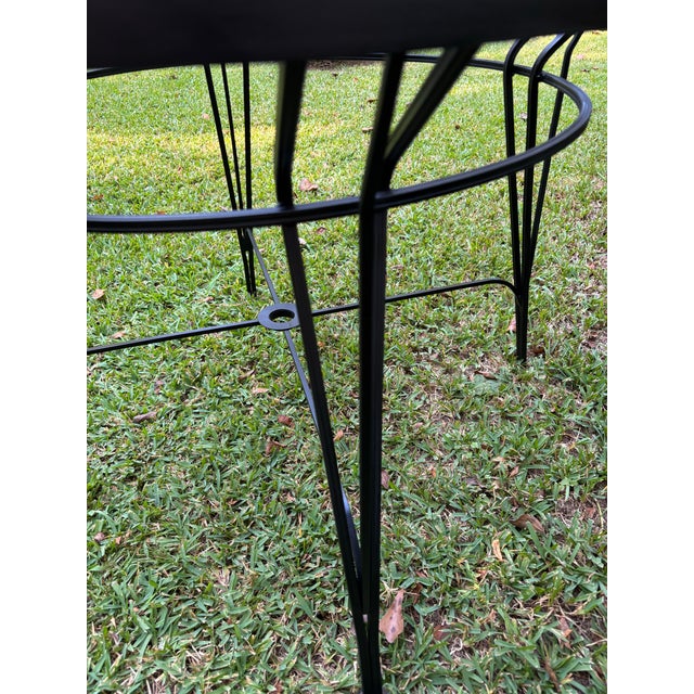 Mid-Century Modern Mid 20th Century Attributed toTempestini Mid-Century Modern Atomic Patio Table, Restored For Sale - Image 3 of 6