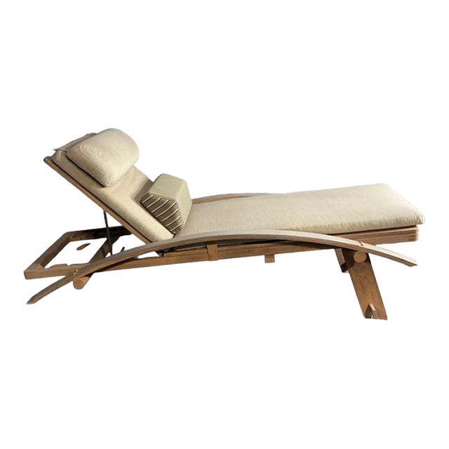 Sundeck Stacking Adjustable Chaise, Designed by John Munford. For Summit For Sale