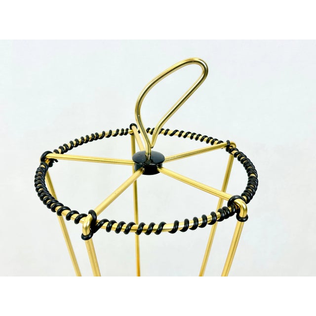 Metal Mid-Century German Rockabilly Umbrellas Stand, 1960s For Sale - Image 7 of 8