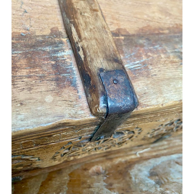 Antique Indian Dowry Chest, 1800s For Sale - Image 10 of 12